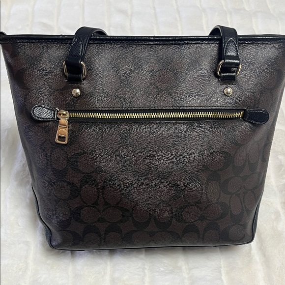 Coach Signature Black Tote Bag - Picture 4 of 8